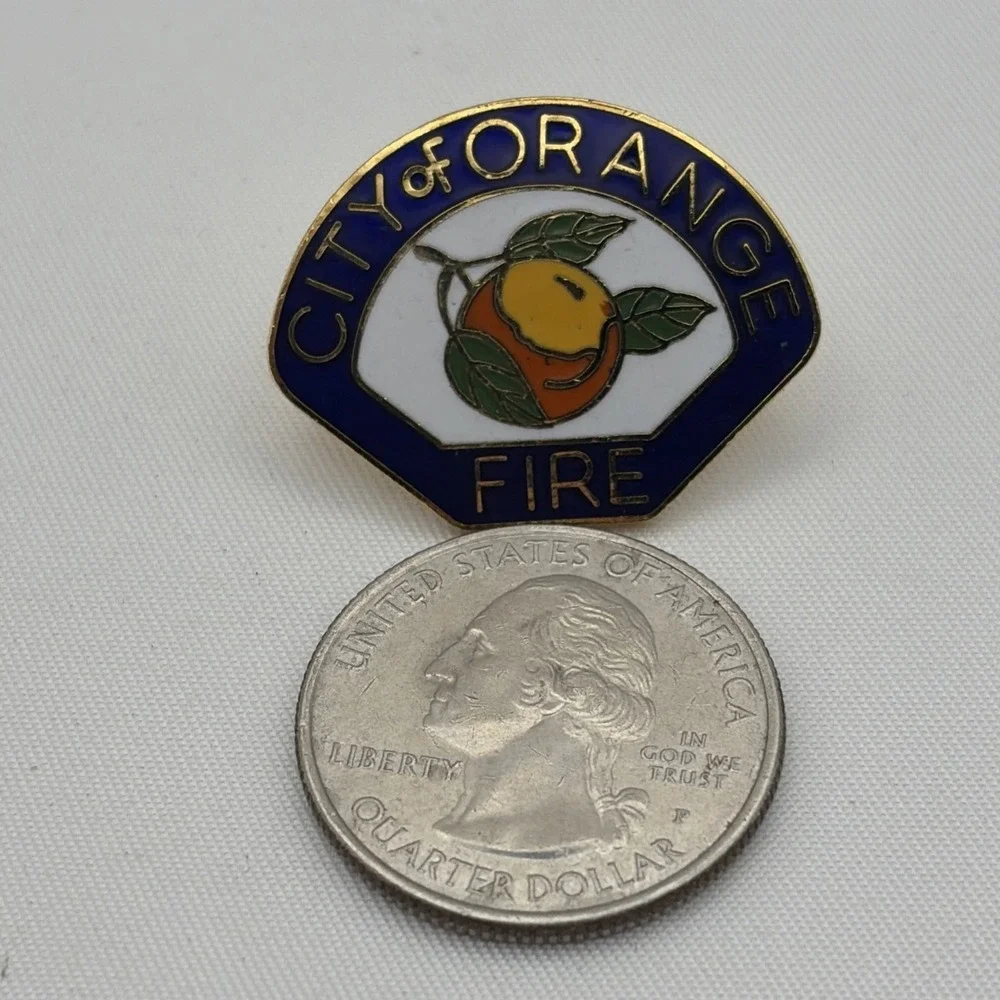 City Of Orange Fire Department‎ Lapel Hat Pin